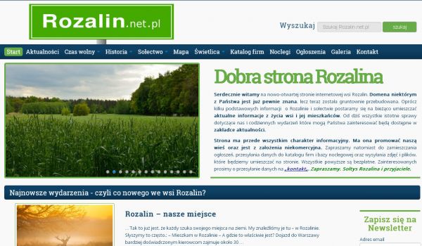 Zagłosuj na rozalin.net.pl